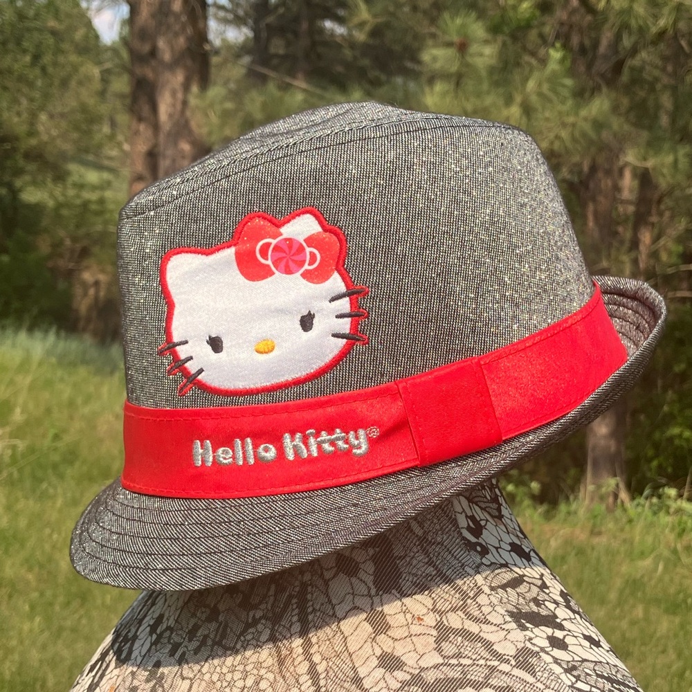 Hello Kitty Pink Label with Red Bow Accent